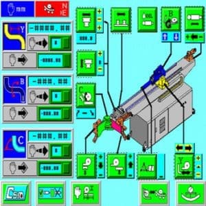 M4 and M5 touch screen controls for Tube Benders