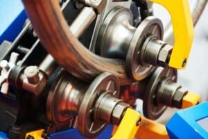 Industrial manufacturing and metal fabrication worker